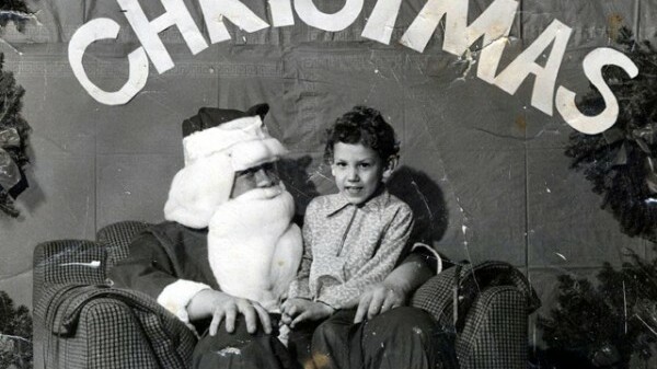 NOTE: The photo above is actually Ron with Santa Claus from 1973.