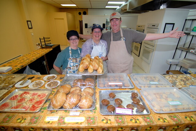 “SHA-ZAM! THROUGH THE AWESOME POWER OF HEAT AND YEAST, WE’VE PRODUCED DELECTABLE GOODIES!” UW-Stout graduates Rick and Theresa Suydam have opened Vagabond Bakery at 334 Main Street in Menomonie, specializing in breads and scones.