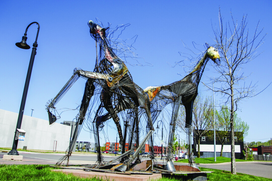 Tres Caballos by local artist Terry Meyer