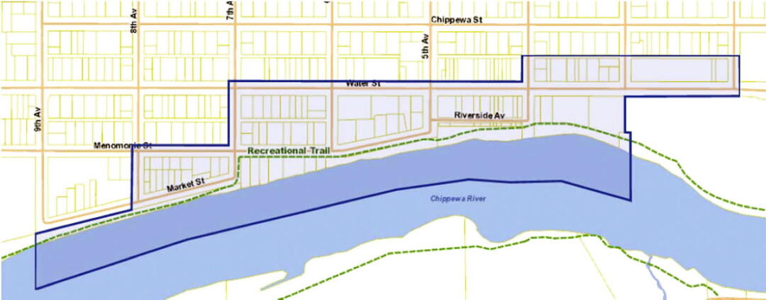 The boundaries of the proposed TIF district. See a biggie.