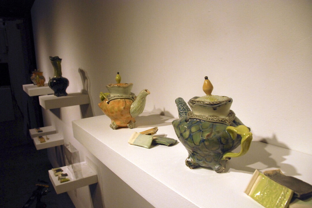 Ceramics by Susan O’Brien.