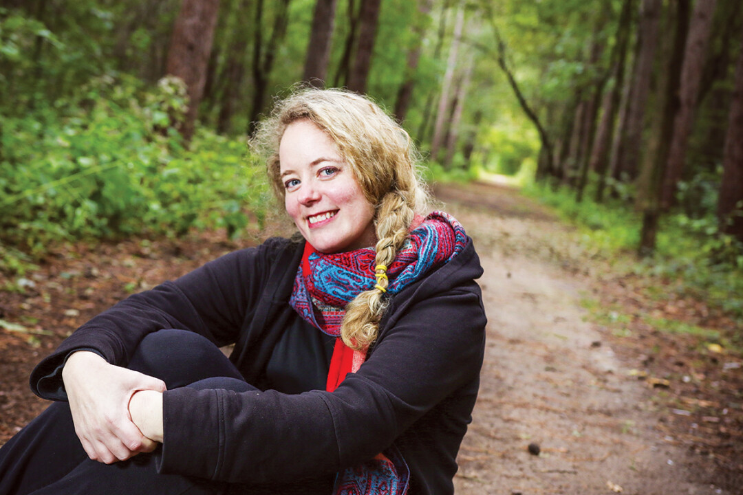 AUTHOR VS. VERSES. Emily Anderson’s new YA novel is written as a series of small poems.