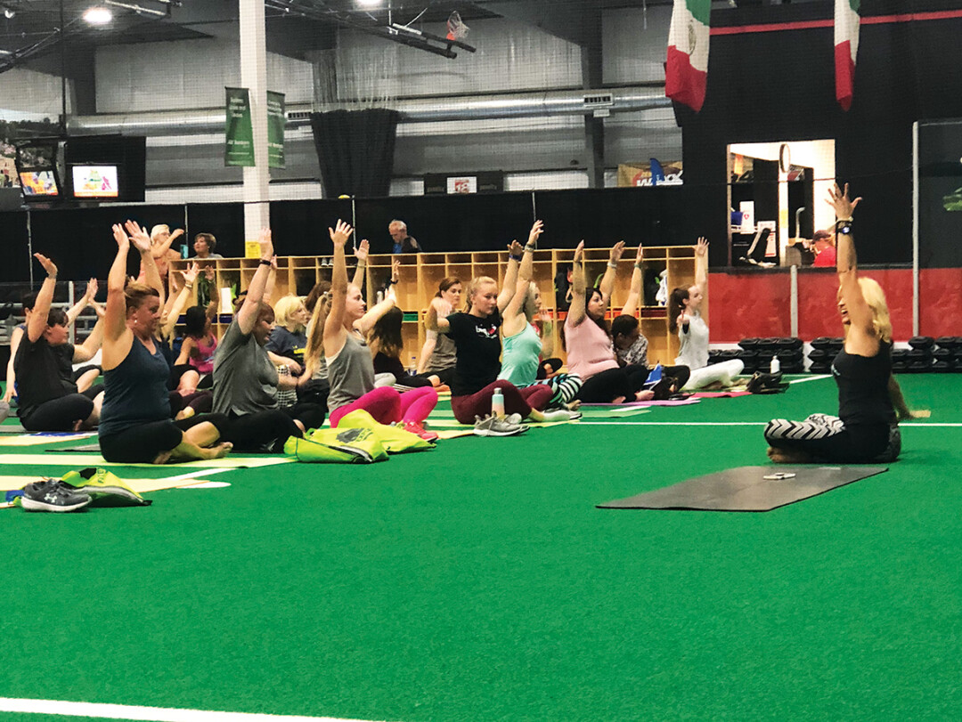 RAISE YOUR HAND IF YOU LIKE FITNESS! Check out the Kimbentley FITNESS EXPO at the L.E. Phillips YMCA Sports Center in Eau Claire on September 21.