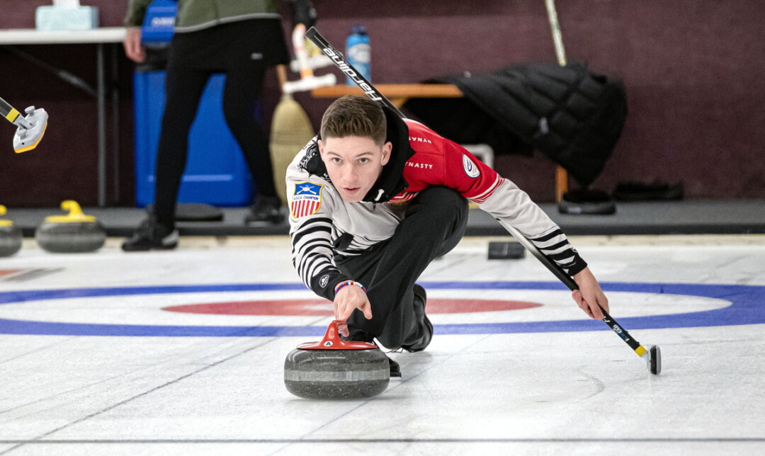 HE WILL, HE WILL ROCK YOU. Eau Claire curler Charlie Thompson, 17, will represent the United States at the Youth Olympic Games this winter in Switzerland.