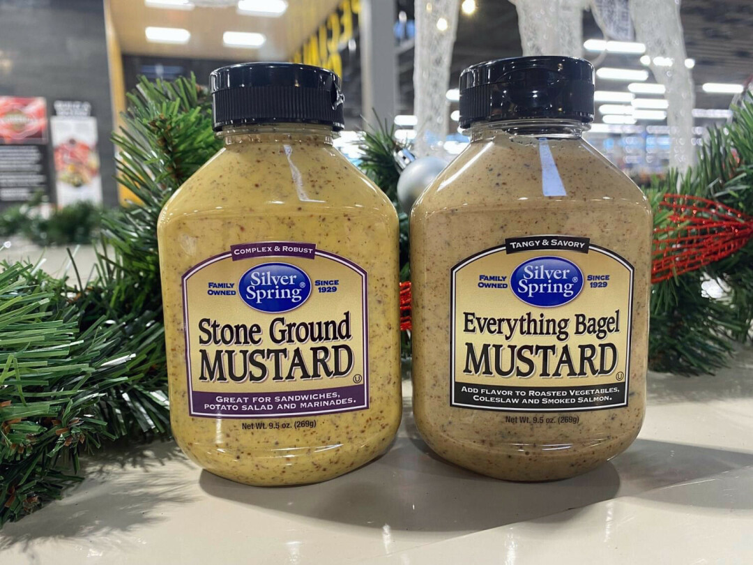 Everything Bagel and Stone Ground Mustard are two new tasty mustard options form local family-owned food company, Silver Spring Foods.
