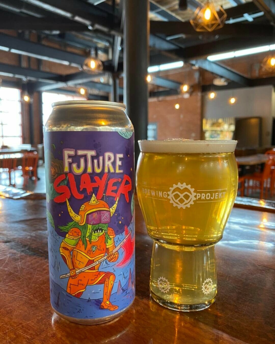 The future is here: The Brewing Projekt brings in this new ale (photo via The Brewing Projekt Facebook).