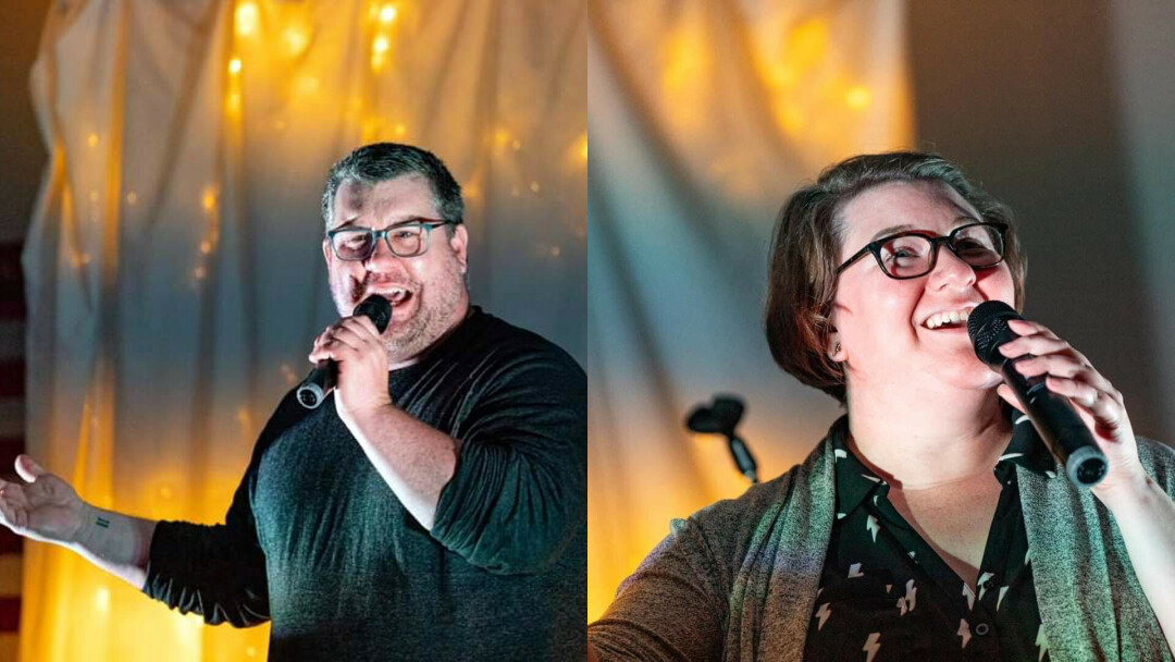 A STAND-UP DUO: Mackenzie Bublitz and Cullen Ryan have been performing comedy in the Chippewa Valley for years, earning the reputation as two of the area's funniest comedic acts. (Submitted photo)