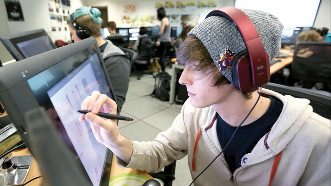 READY DESIGNER ONE. UW-Stout's game design program recently placed high in national rankings.