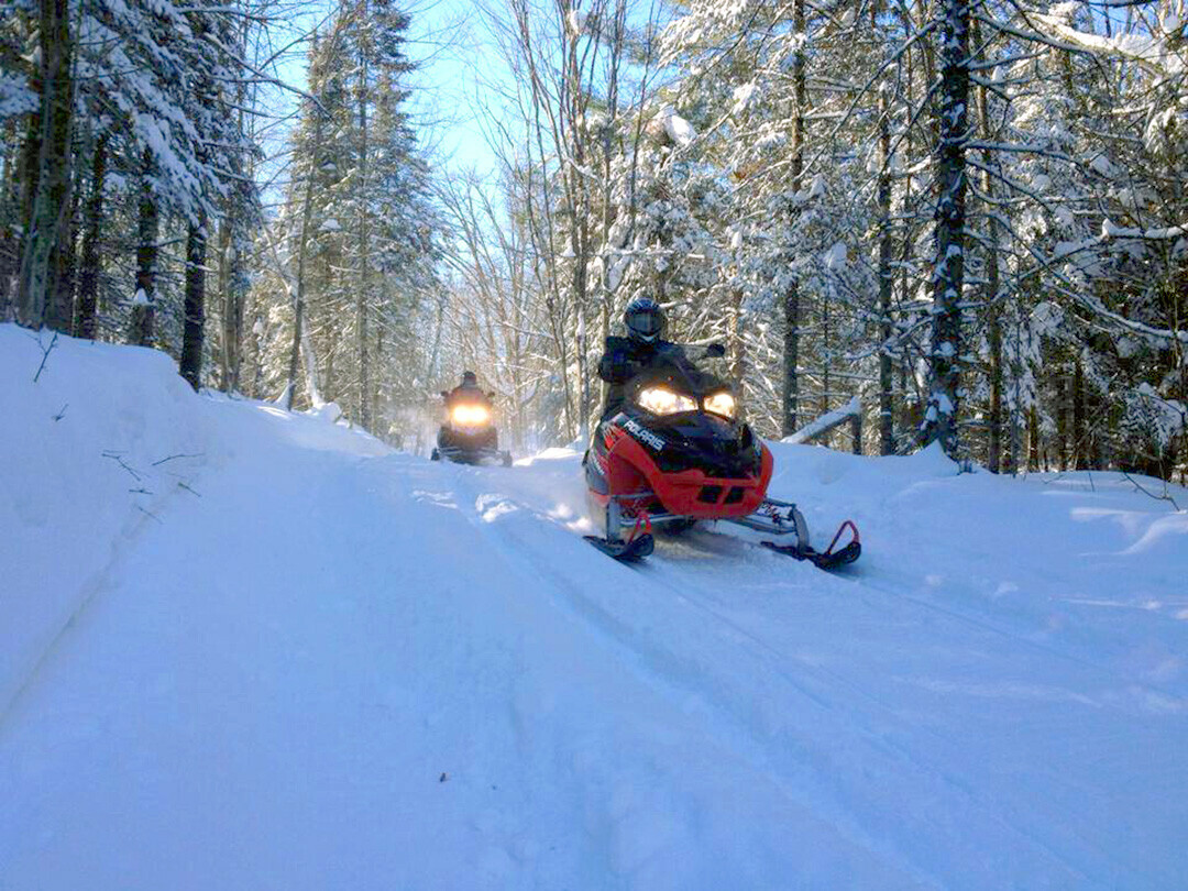 RIDIN' SNOWY. GO Chippewa County, the county's tourism agency, shared the news of the area's new title as an officially recognized Snowmobile Friendly Community through a Facebook post on Oct. 24. (Photo via Unsplash)