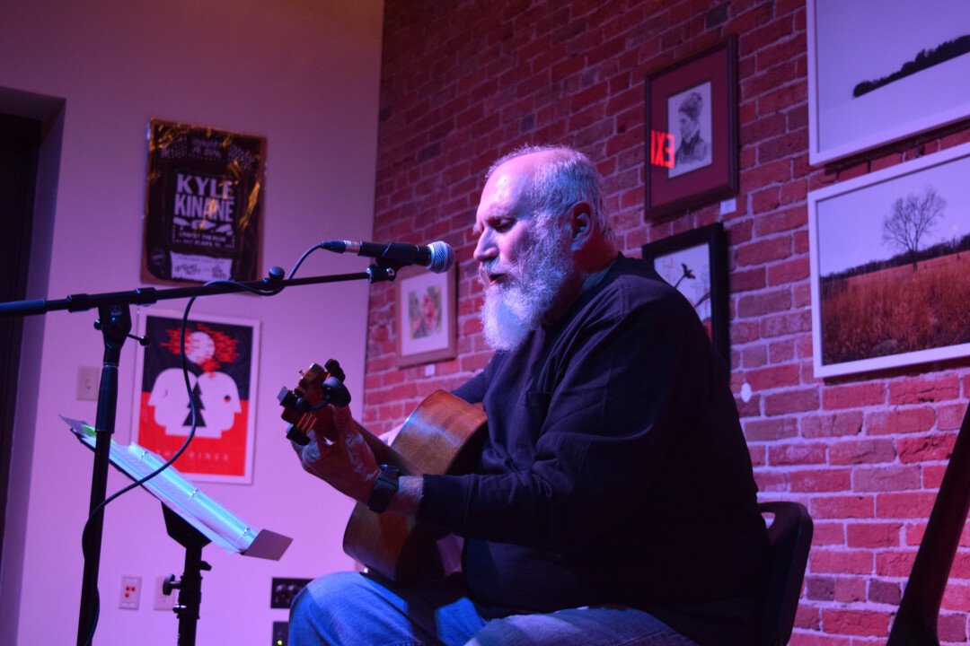 Billy Krause performing at The Local Store in 2017.
