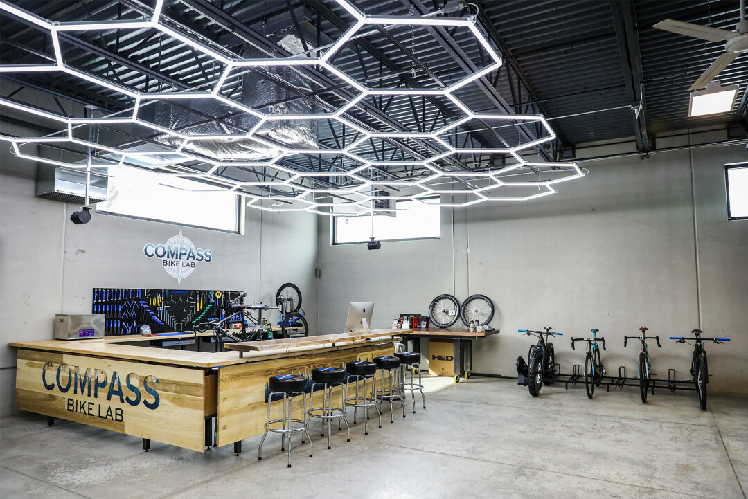 STEERING YOU IN THE RIGHT DIRECTION. Compass Bike Lab is the latest bike shop on the Chippewa Valley scene. 