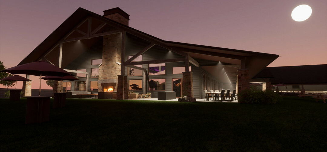 DELIGHTFUL DISTRICT. The Eau Claire Event District is slated to finish construction by Country Jam USA in July. (Renderings from Eau Claire Event District website)