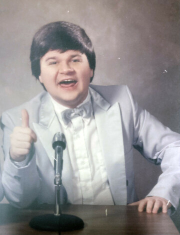 John Murphy yuks it up in this circa-1980s promotional image. (Submitted photo)