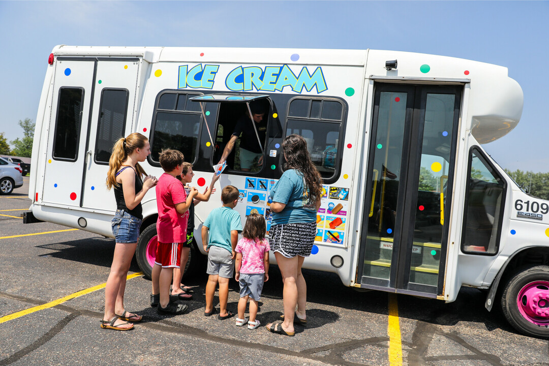 HERE COMES THE ICE CREAM TRUCK! The aptly named new biz-on-wheels truckin' around the Menomonie area is bringing sweet treats right to your neighborhood.