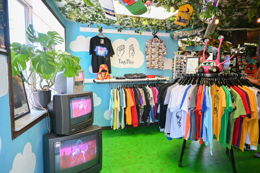 A PASSION FOR MEN'S FASHION. Tag Flip, a men's vintage and streetwear store, is now open within Passion Board Shop. (Submitted Photos)