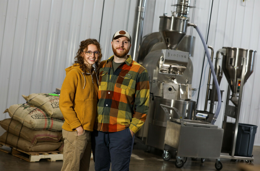 BREW ON. The locally-founded and based coffee roaster, Hikers Brew Coffee, is taking it up a notch with their large expansion. Pictured: Owners Addy Serum and Zach Pecha.