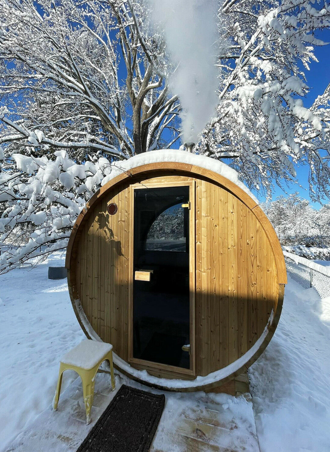 Steam Rock Saunas sauna. (Photo via Facebook)
