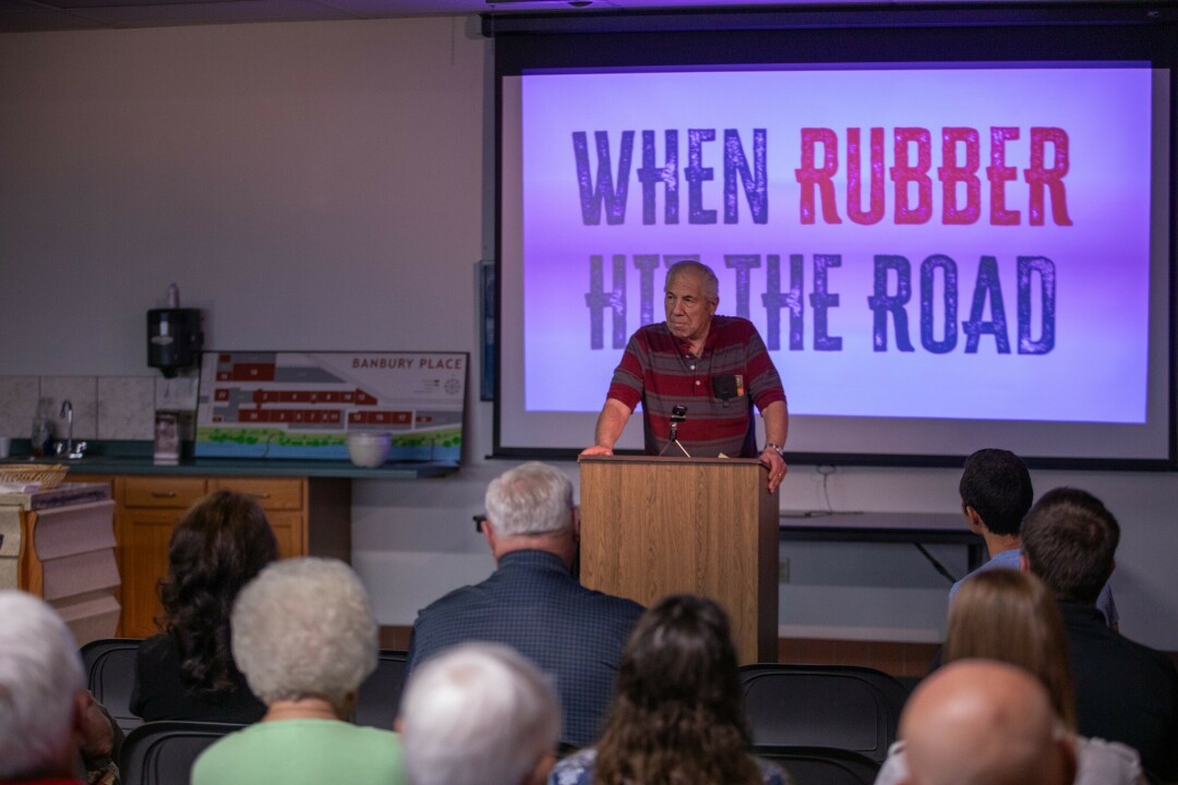 UNIROYAL-TY. Locally made documentary, When Rubber Hit the Road, depicts the impacts of the Uniroyal Tire Plant's closure in 