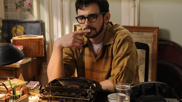 James Franco (as Allen Ginsberg) sees the best minds of his generation destroyed in Howl.