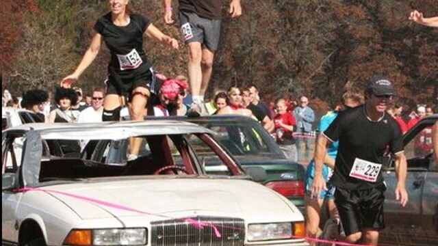 Examples of the crazy obstacles in the Freak 5k.