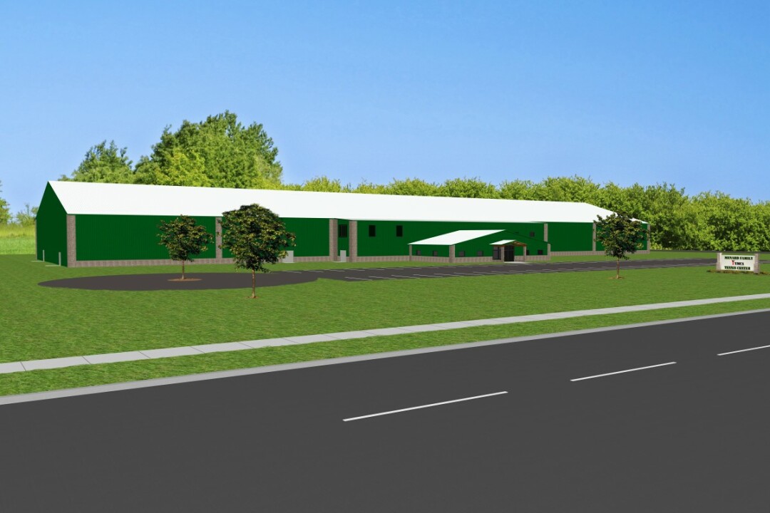 TENNIS, ANYONE? A donation from the Menard family will build a new tennis center for the Eau Claire YMCA.