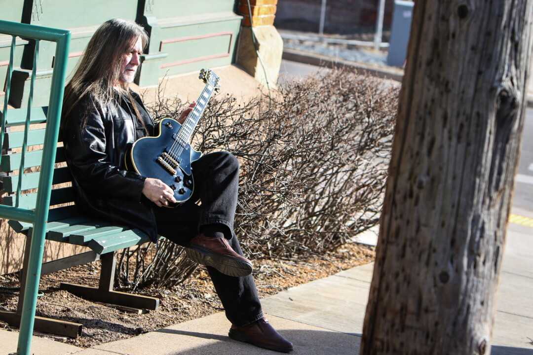 Longtime local blues veteran Howard “Guitar” Luedtke took multiple trips to Alabama to record with legendary guitarist Travis Wammack.