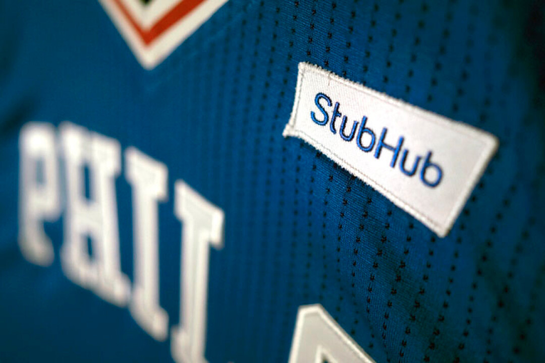 The Philadelphia 76ers have already struck a deal for uniform advertising with ticket website StubHub.