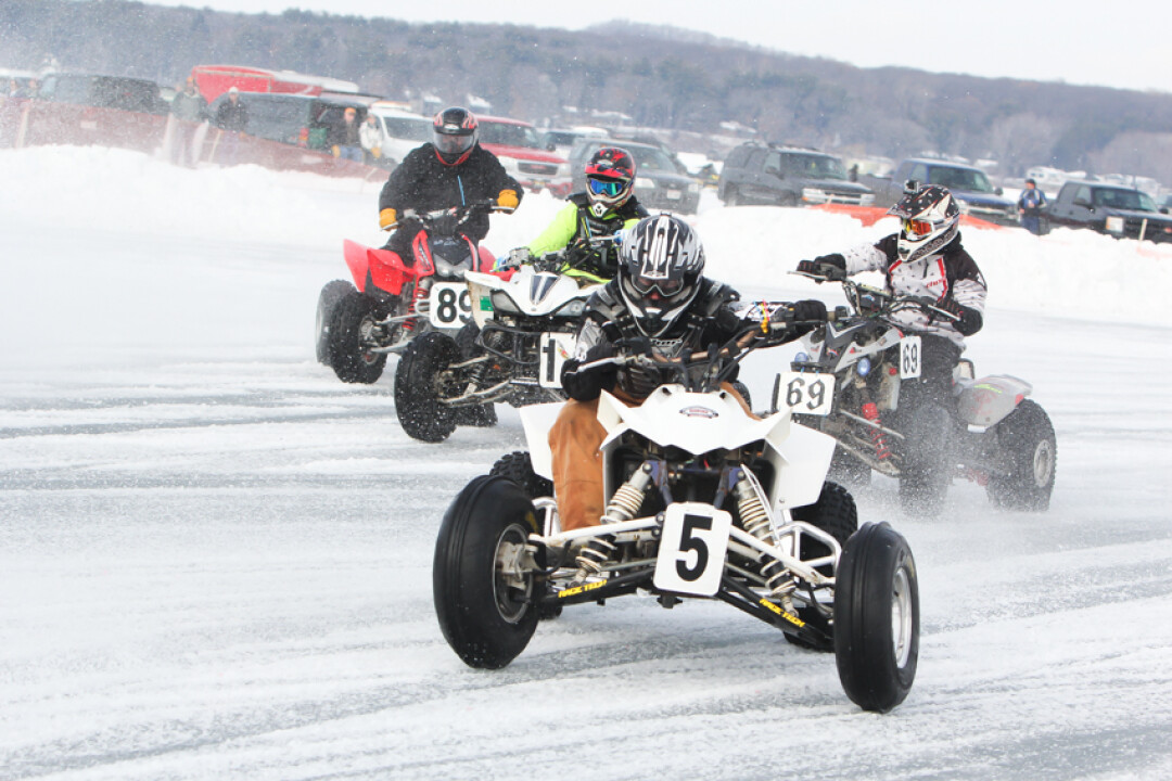 Ice racing at the 2015 Winter Fest.
