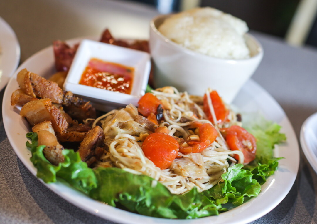 SOME VERY NICE RICE. Located within Eau Claire’s Banbury Place, Lor Diner opened in February. The eatery features Thai cuisine, such as crab rangoon and pad thai, as well as other Asian favorites, such as pho and fried rice.