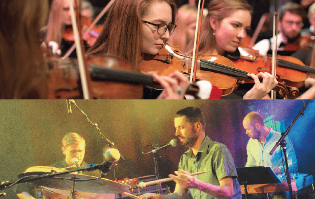 Top: University Symphony Orchestra (UW-Eau Claire); Bottom: S. Carey (Luong Huynh)
