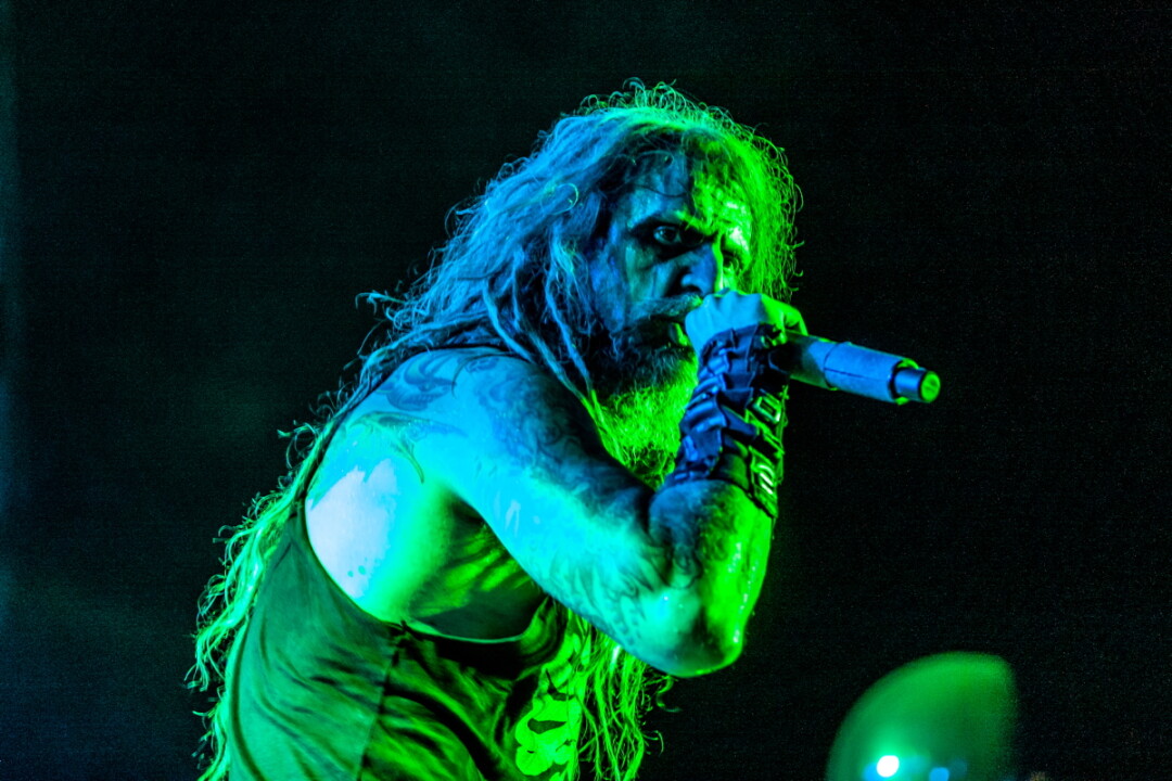FEAR THE ROCKING DEAD. Despite some sketchy weather, Rock Fest 2019 took place Thursday, July 18, through Saturday, July 20, in Cadott. This massive rock ’n’ roll fest featured such artists as Rob Zombie (pictured), Marilyn Manson, and P.O.D., with many other performances throughout the weekend. 