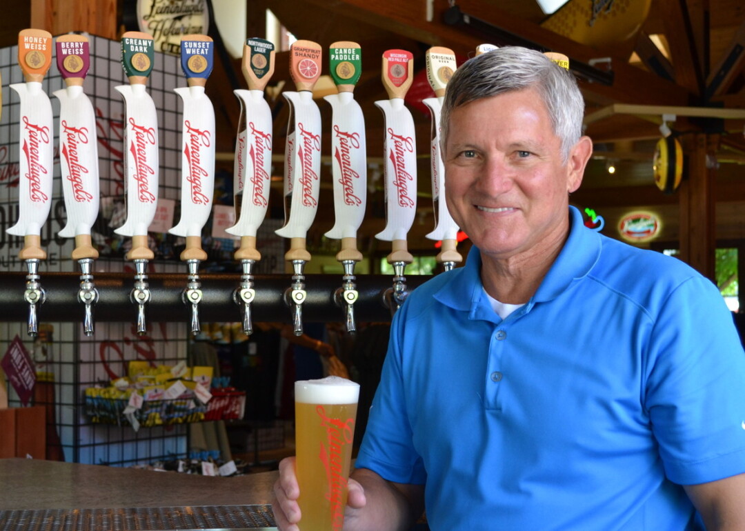 MAKING A SPLASH. Dick Leinenkugel, above, says Leinenkugel’s latest beverage, Spritzen – a beer flavored with a splash of seltzer – will be launched in March. “Spritzen” is the German word for “splash.”