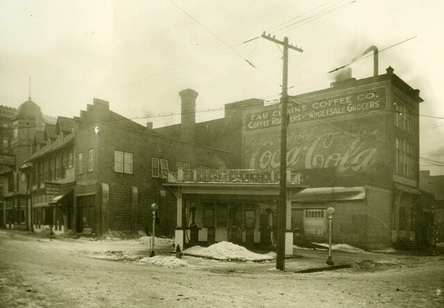 The Eau Claire Coffee Co., a roasting business, operated on what is now Graham Avenue in the 1920s. Image: Chippewa Valley Museum