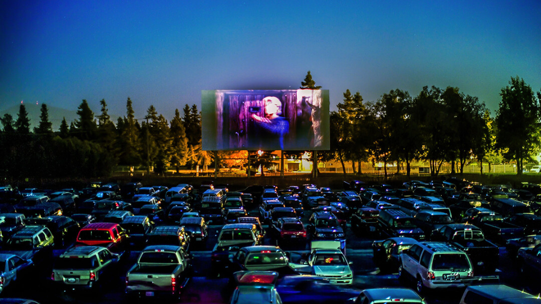 A drive-in theater in Concord, California. (Photo by Thomas Hawk | CC-BY-NC 2.0) 