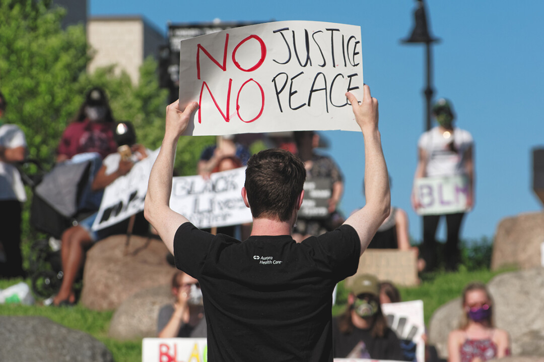 Black Lives Matter demonstration at Phoenix Park on Monday, June 1.