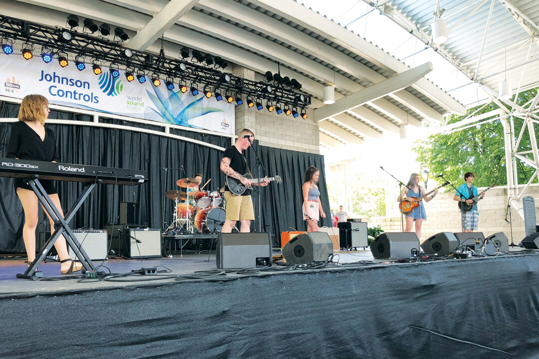 As Rockonsin runners-up in 2018, Through the Kitchen Hole, a band made of of Memorial High School grads, was able to play at Summerfest in Milwaukee.