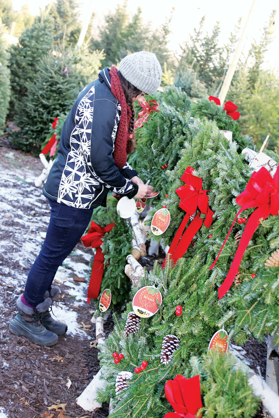 SEE THE TREES. Visit a local tree farm to deck your halls with merriment this holiday season.