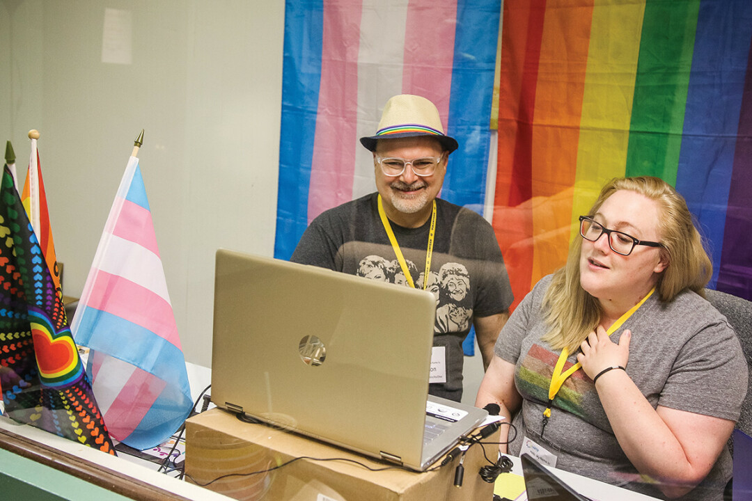 QUEER IN THE VALLEY. Earlier this year, the LGBTQ Community Center released their debut podcast, Queer in the Valley, which was originally hosted by Breana Stanley and Ron Bower.