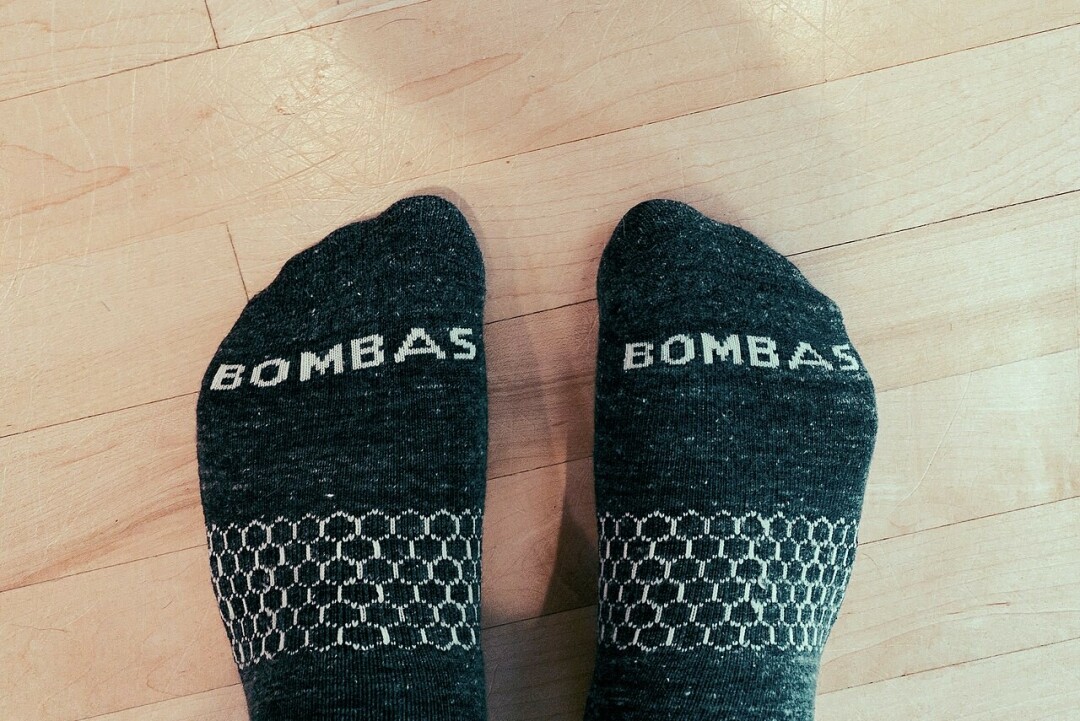 WELL THIS SOCKS. Bombas recently donated some of its famed socks to an Eau Claire shelter for the homeless. 