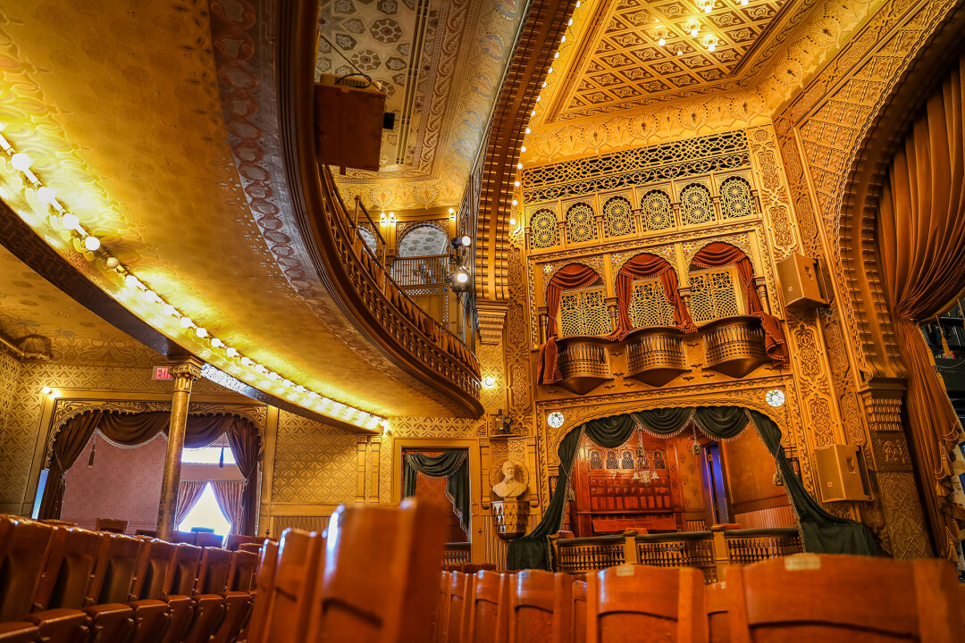 THEATER MAGIC. The Mabel Tainter has been dubbed one of the world's most spectacular theaters.
