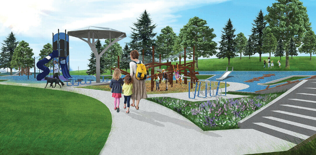 PARK LIFE. An artist's conception of the future Cannery Park. 