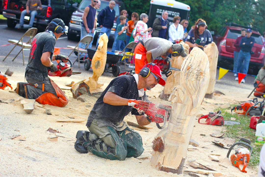 SAWIN' LOGS – LITERALLY. The U.S. Open Chainsaw Sculpture Championship has rolled around again, so get your tickets!