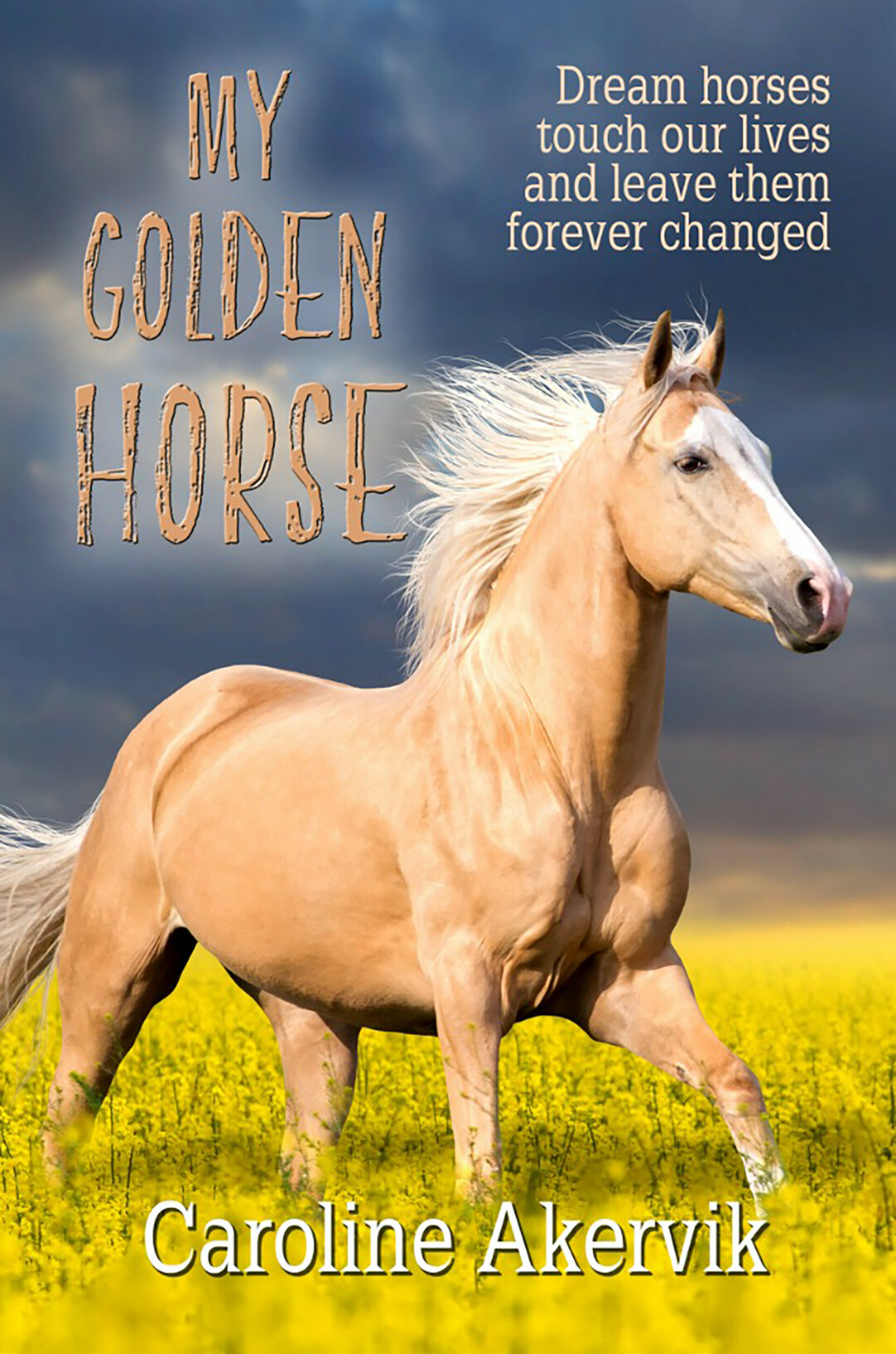 HORSING AROUND. Caroline Akervik goes back to her Maryland roots to bring her newest book, My Golden Horse, to life. (Submitted Photos)