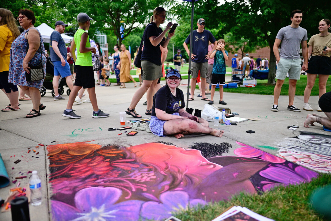 CHALKIN' IT UP. This year will be the 16th of Chalkfest, an epic campus-takeover at UW-Eau Claire filled with artists and their art, music, and more.