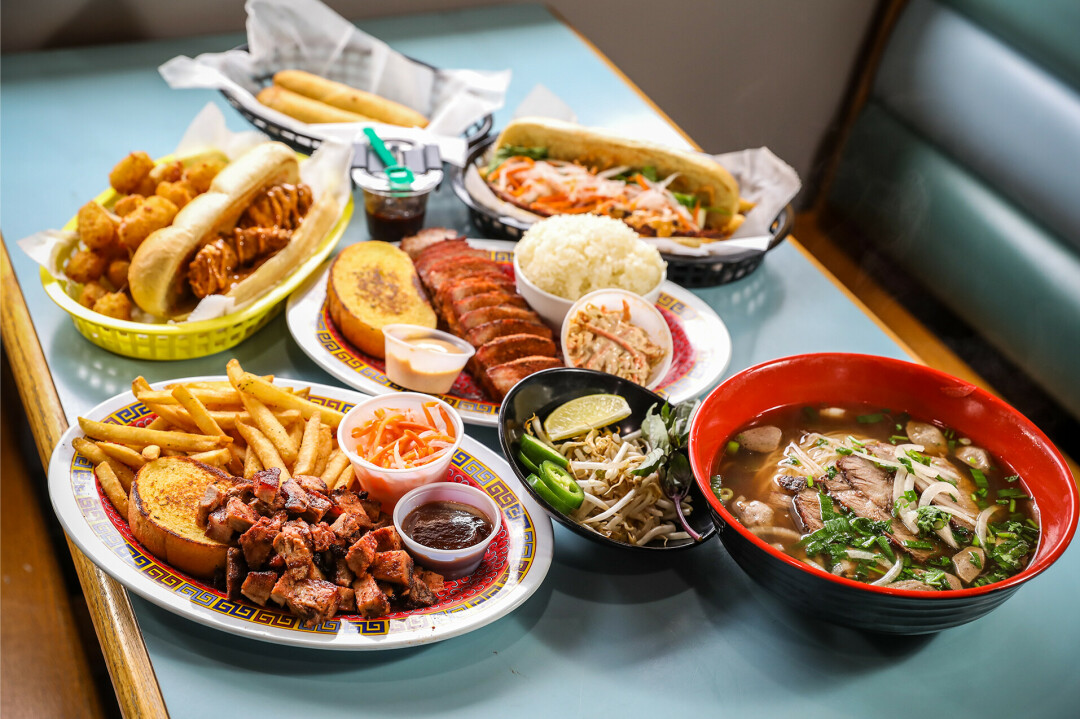 THE BEST OF BOTH WORLDS. Grub Fusion Diner highlights some of the best classic eats from American and Asian cuisine, brought to the area from Elk Mound native Ge Young.
