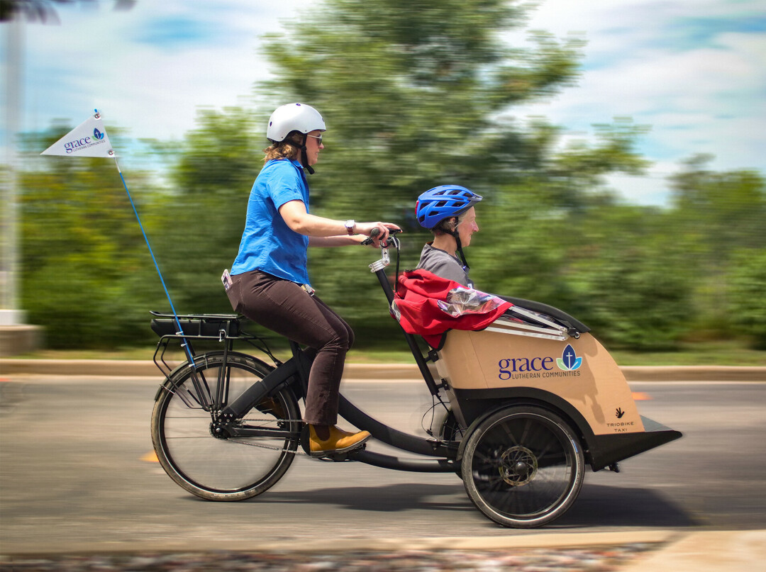 THREE WHEELS, ENDLESS JOY. Trishaws are the machine behind Cycling Without Age, a program that's been helping older adults get back into bicycling for more than 10 years across the world.