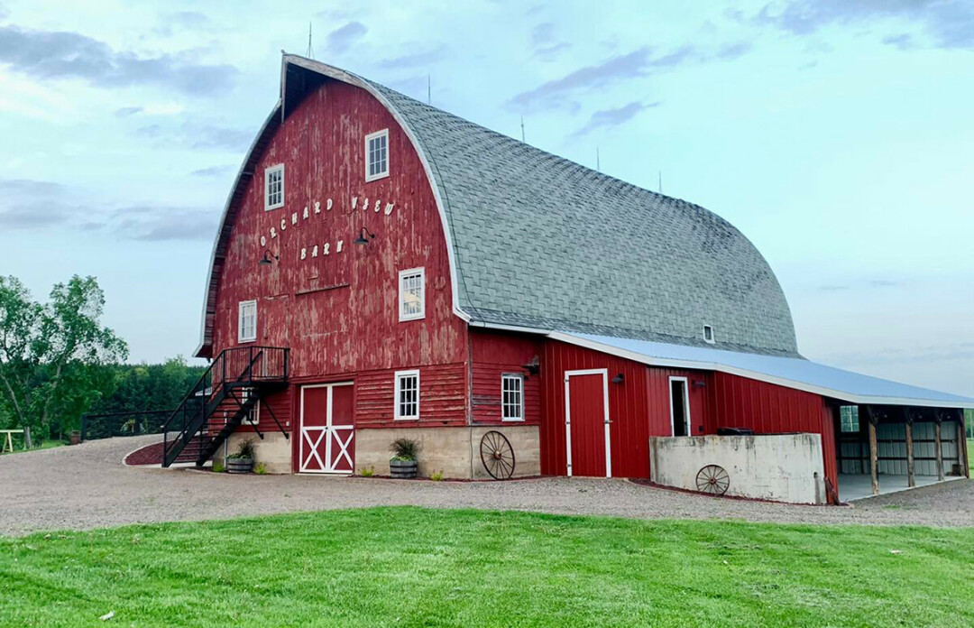 Orchard View Barn in the Town of Lafayette outside Chippewa Falls hosted eight weddings during 2023. (Submitted photos)