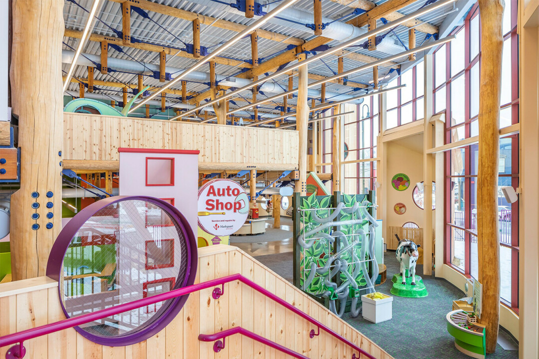 MULTI-AWARD WINNER. The Children's Museum of Eau Claire was recognized once again for its innovative look, its groundbreaking engineering efforts recognized at the SEE Awards in Seattle. (Photo via press release)