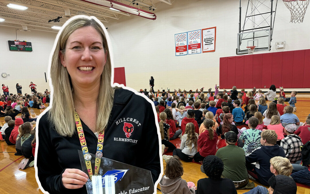 SHE'S THE REAL MVP. Kristi Kjelstad, a counselor at Hillcress School in Chippewa Falls, was recently named TDS Telecommunications’ Most Valuable Educator for Wisconsin. (Submitted photos)