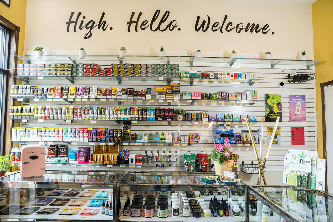 CALM & COLLECTED. More and more CBD and hemp stores have popped up throughout the Chippewa Valley throughout the last handful of years, including Calm & Collected Cannabis Co., pictured.